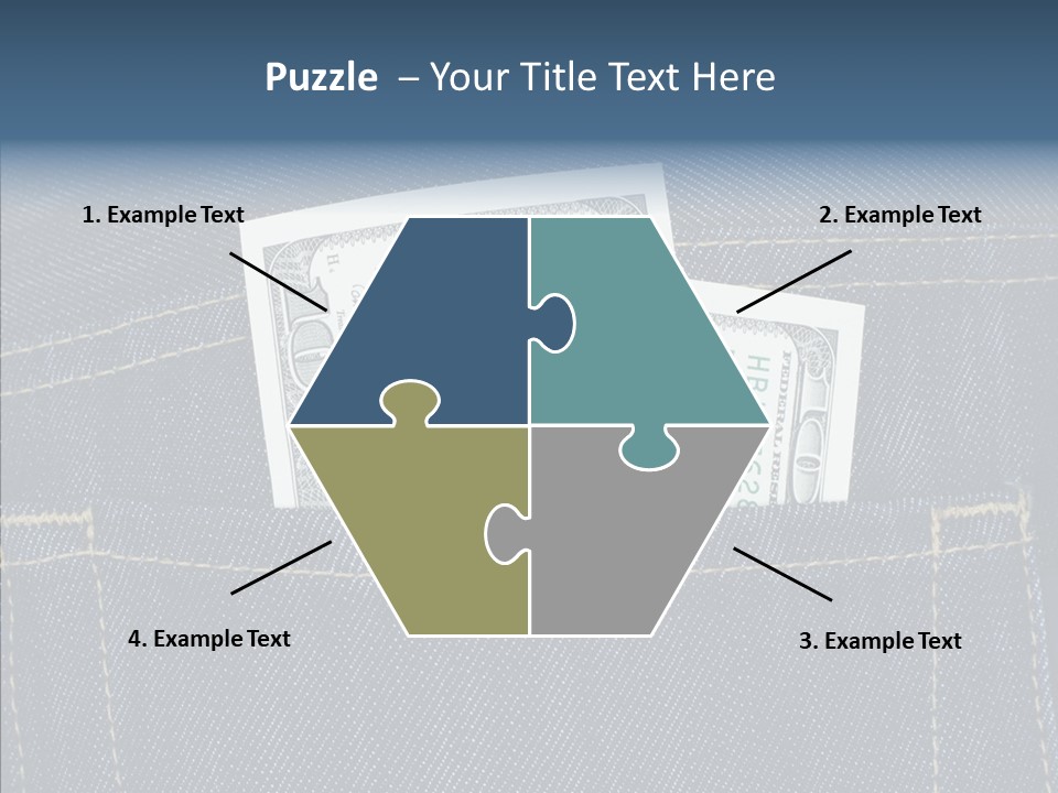 Store Wages Rear PowerPoint Template