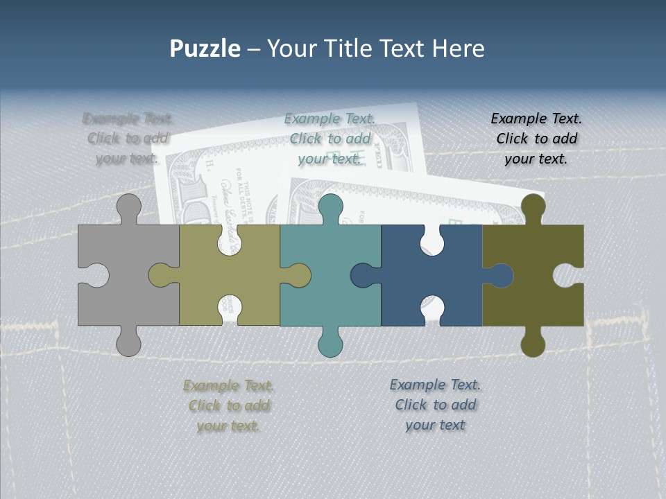 Store Wages Rear PowerPoint Template