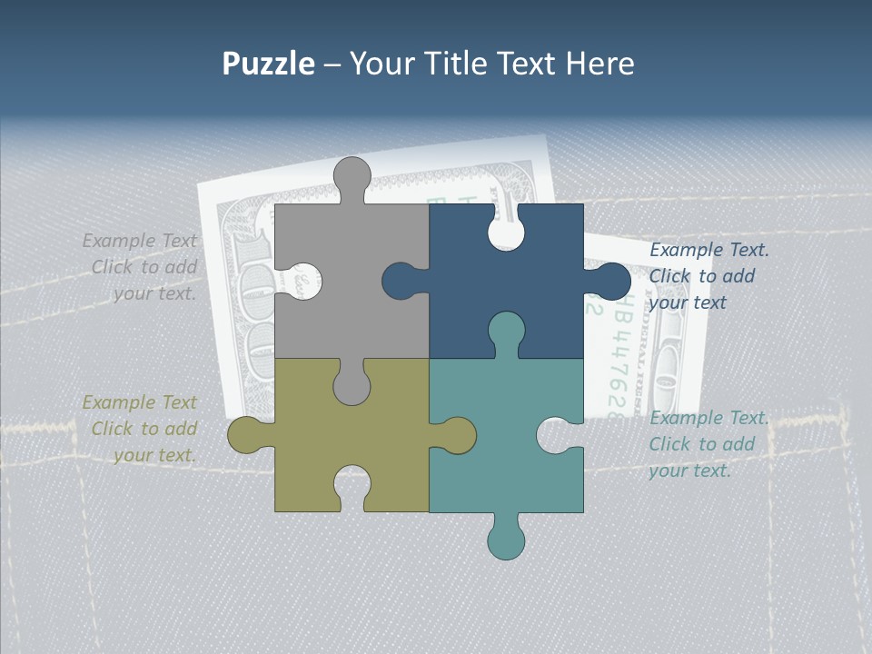 Store Wages Rear PowerPoint Template