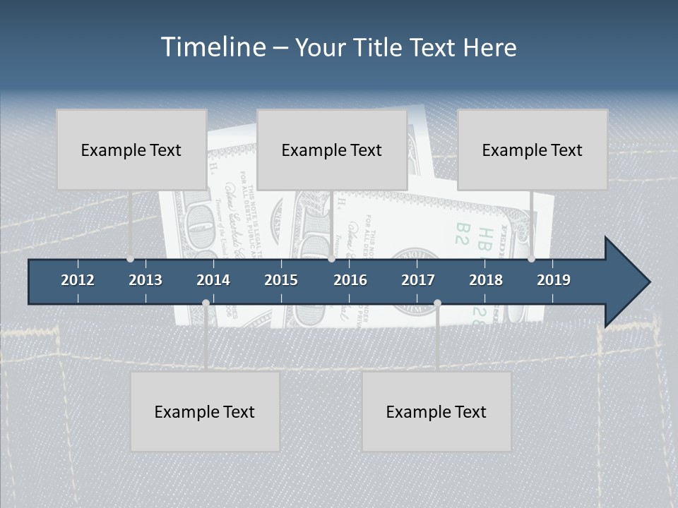 Store Wages Rear PowerPoint Template