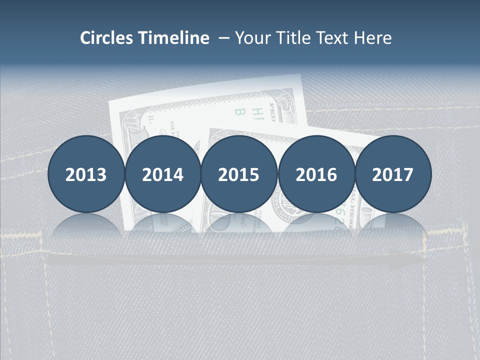 Store Wages Rear PowerPoint Template