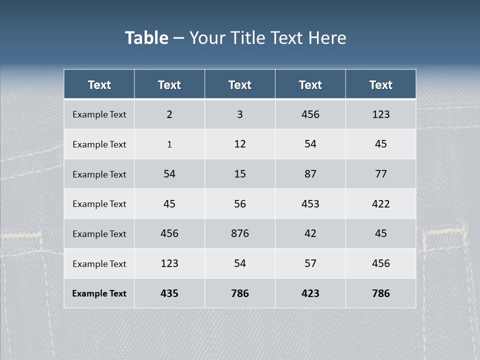 Store Wages Rear PowerPoint Template