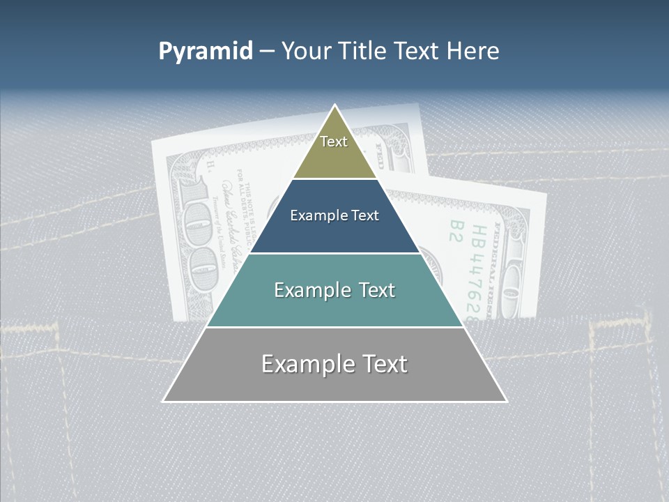 Store Wages Rear PowerPoint Template