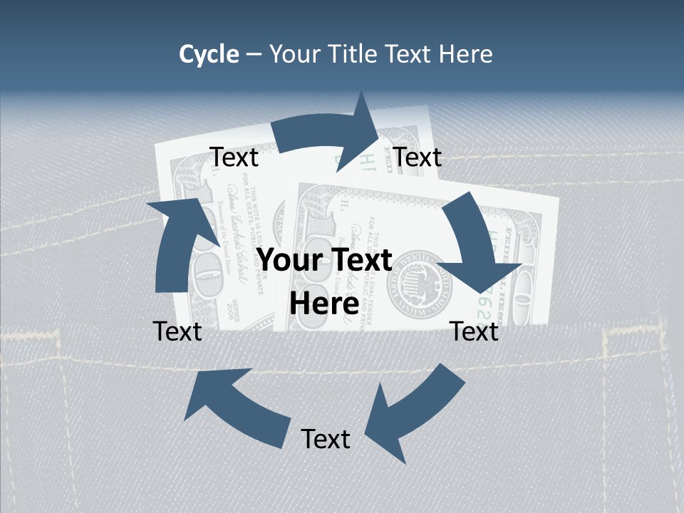 Store Wages Rear PowerPoint Template