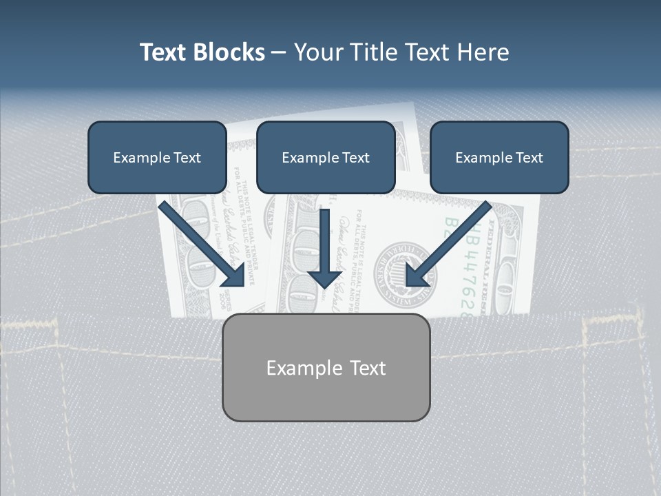 Store Wages Rear PowerPoint Template