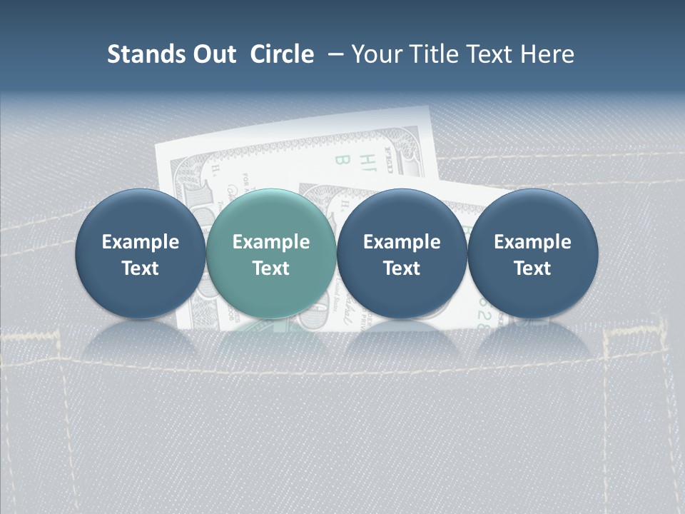 Store Wages Rear PowerPoint Template