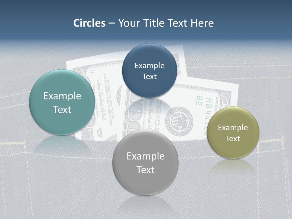 Store Wages Rear PowerPoint Template