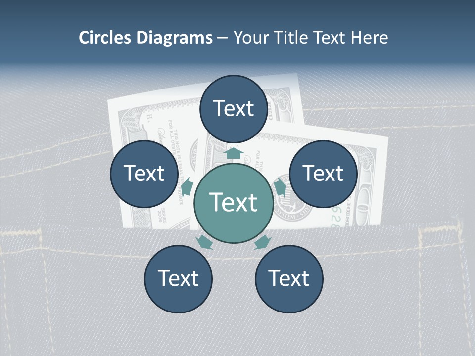 Store Wages Rear PowerPoint Template