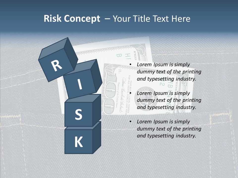 Store Wages Rear PowerPoint Template