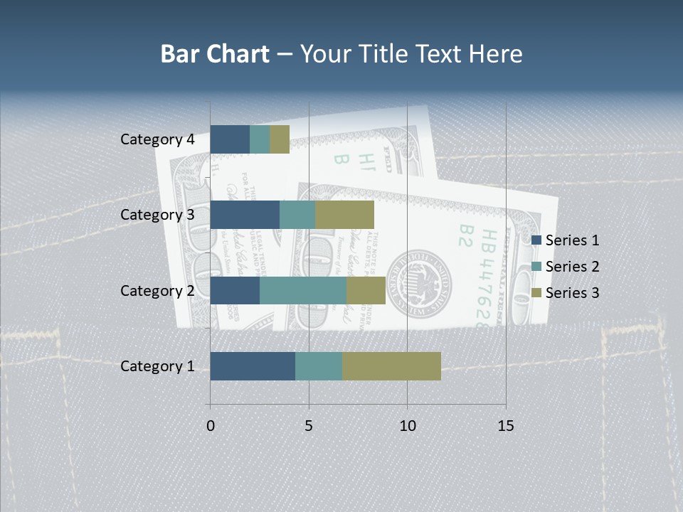 Store Wages Rear PowerPoint Template