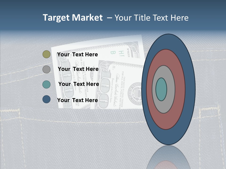 Store Wages Rear PowerPoint Template