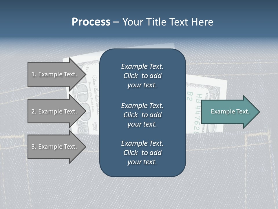 Store Wages Rear PowerPoint Template