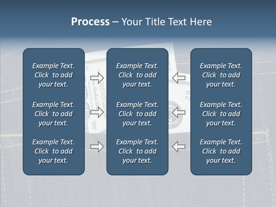 Store Wages Rear PowerPoint Template