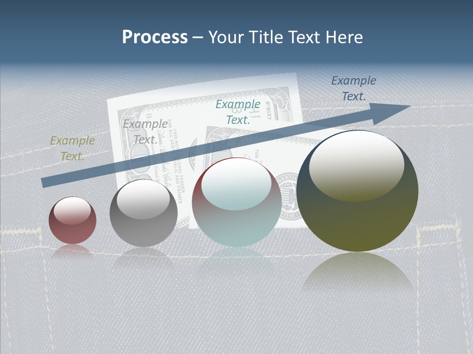 Store Wages Rear PowerPoint Template