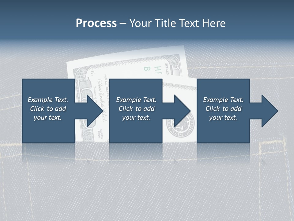 Store Wages Rear PowerPoint Template