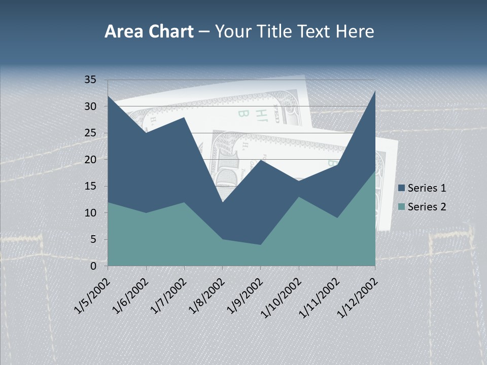 Store Wages Rear PowerPoint Template