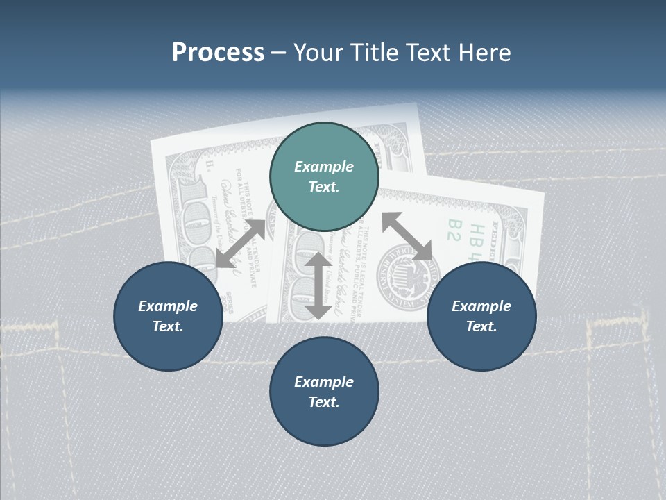 Store Wages Rear PowerPoint Template