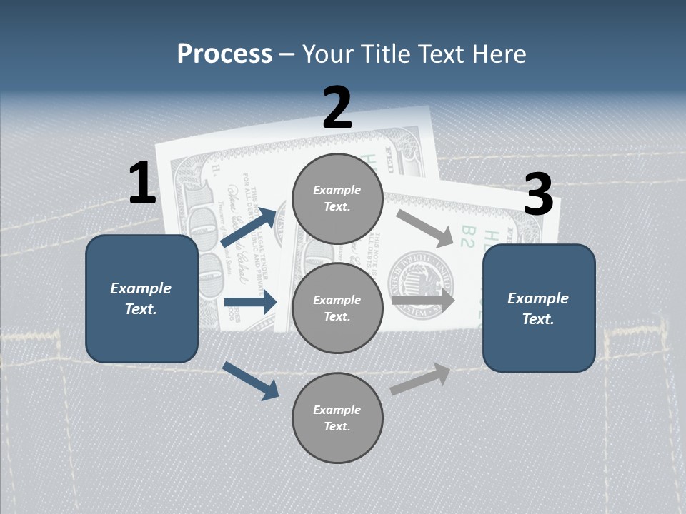 Store Wages Rear PowerPoint Template