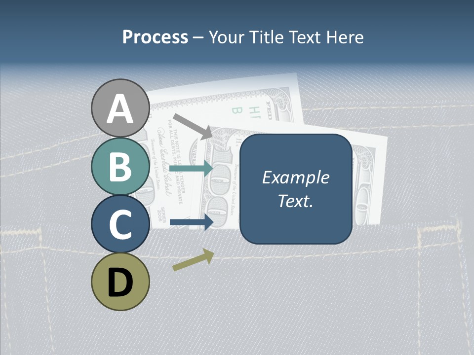 Store Wages Rear PowerPoint Template