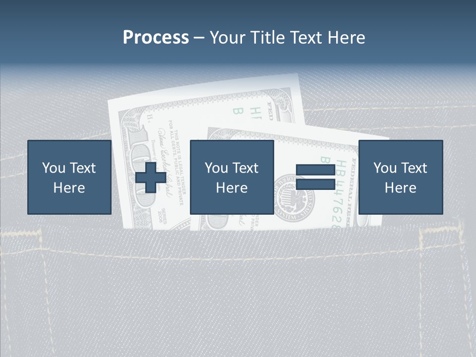 Store Wages Rear PowerPoint Template