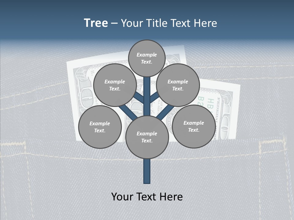 Store Wages Rear PowerPoint Template