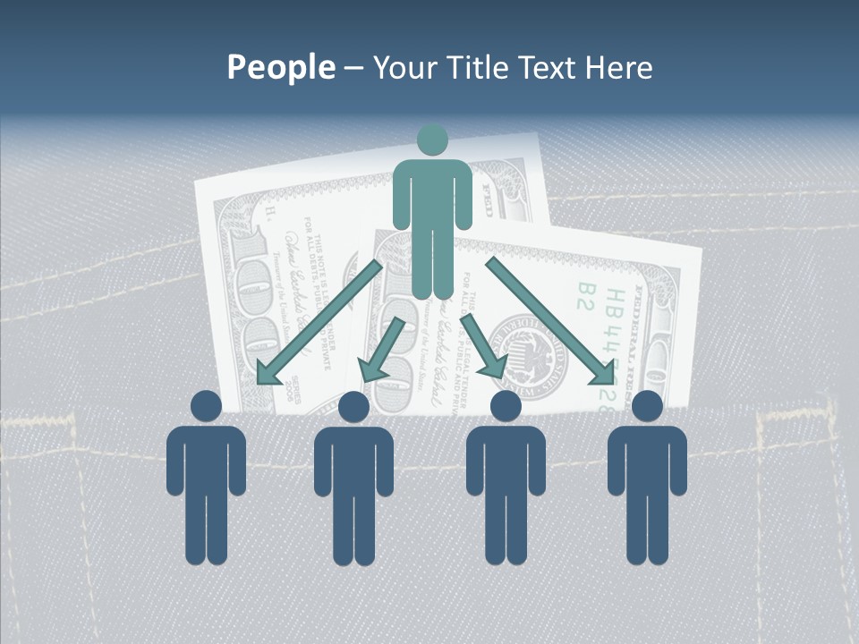 Store Wages Rear PowerPoint Template