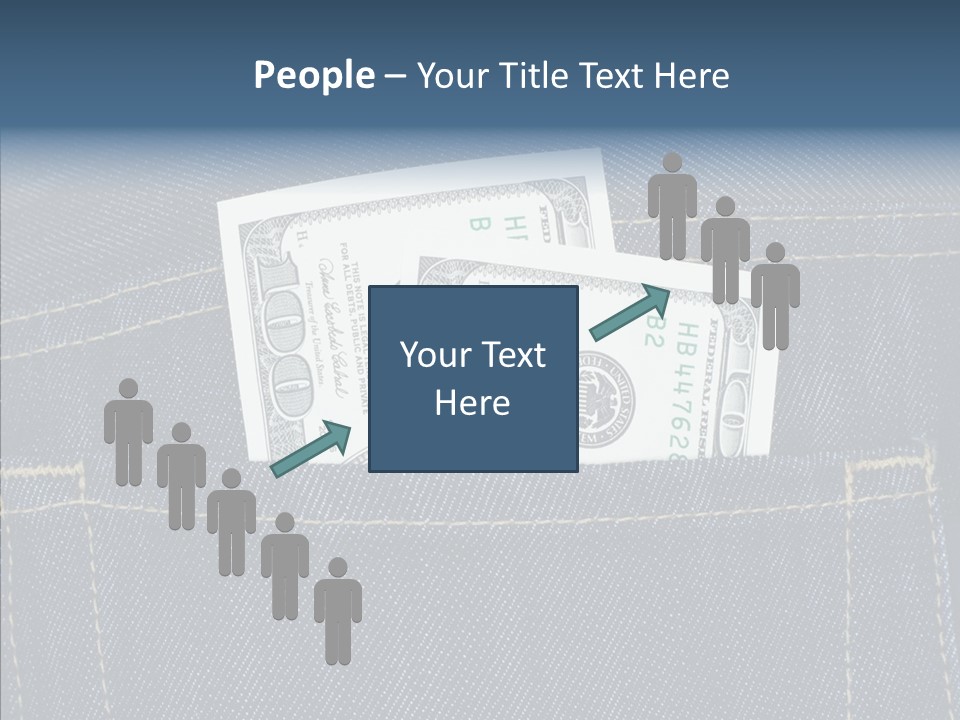 Store Wages Rear PowerPoint Template