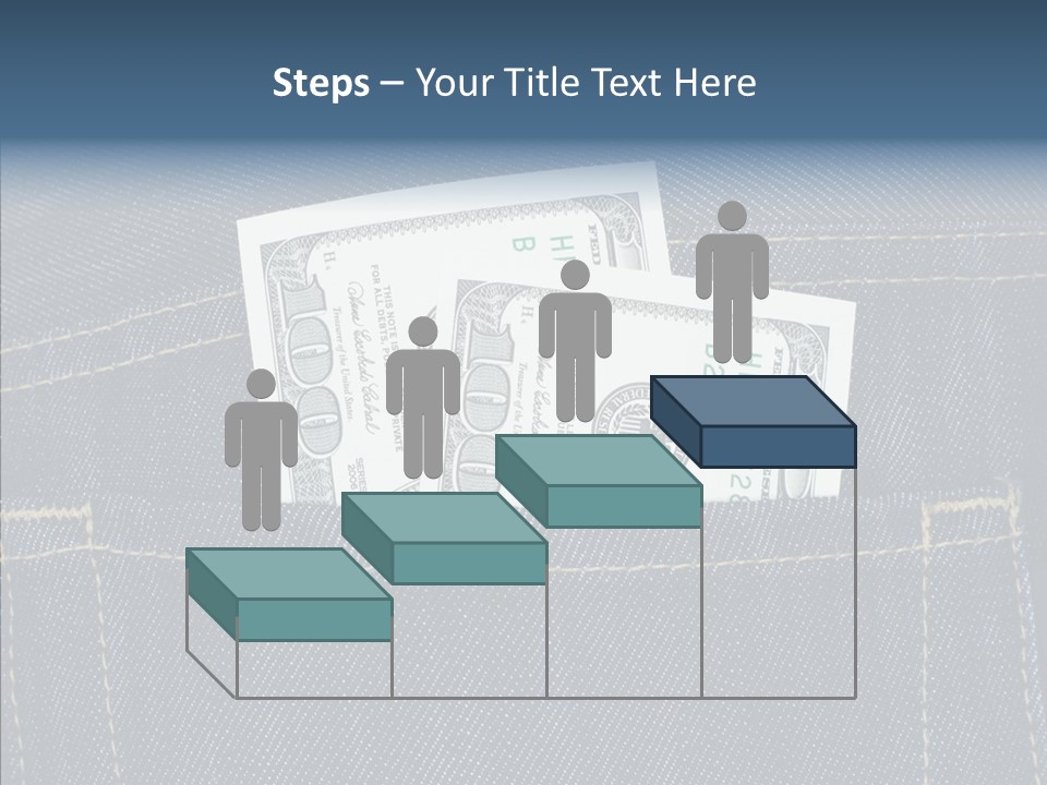 Store Wages Rear PowerPoint Template