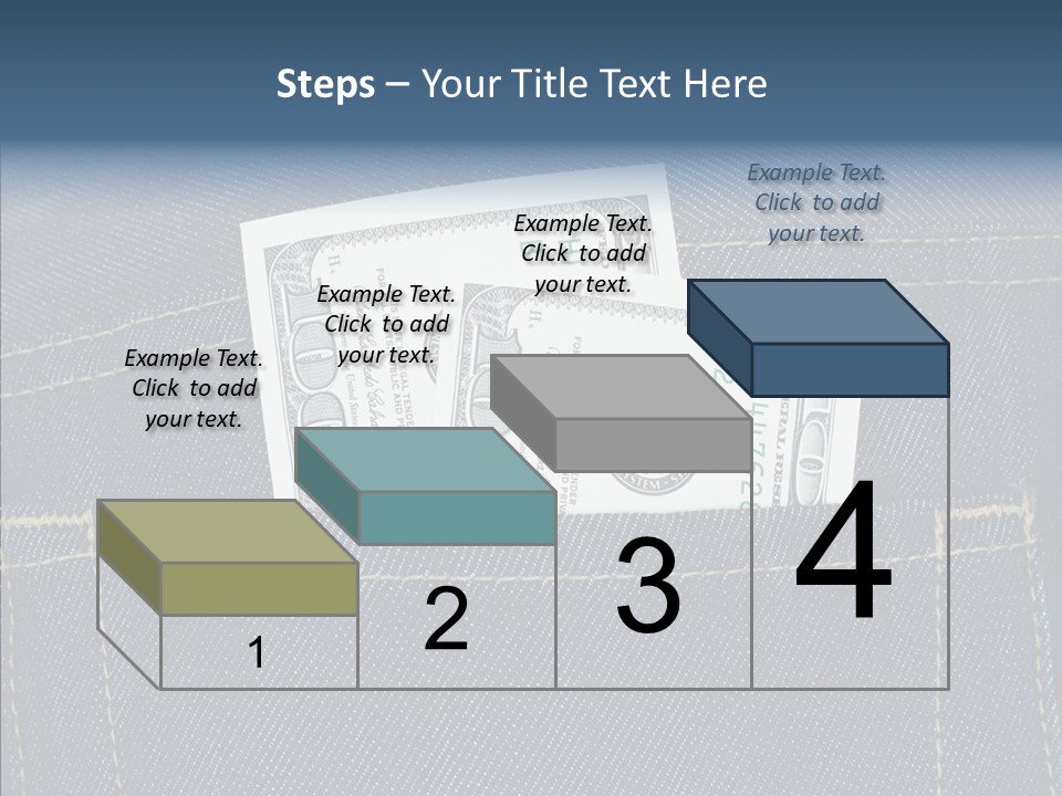 Store Wages Rear PowerPoint Template