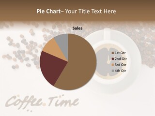 Cappuccino Flavor Cup PowerPoint Template