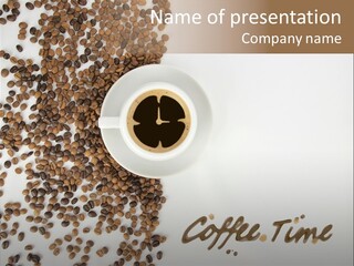 Caffeine Flavor Coffee PowerPoint Template