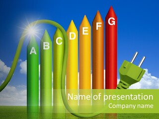 Bauen Sparen Energiekosten PowerPoint Template