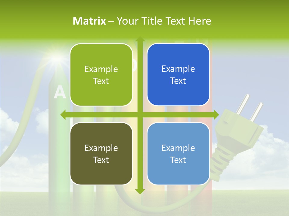 Bauen Sparen Energiekosten PowerPoint Template