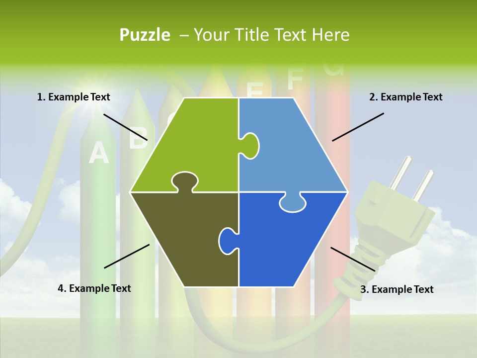 Bauen Sparen Energiekosten PowerPoint Template