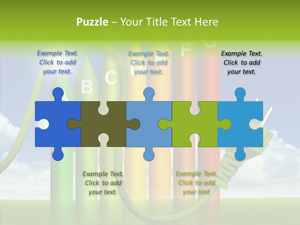 Bauen Sparen Energiekosten PowerPoint Template