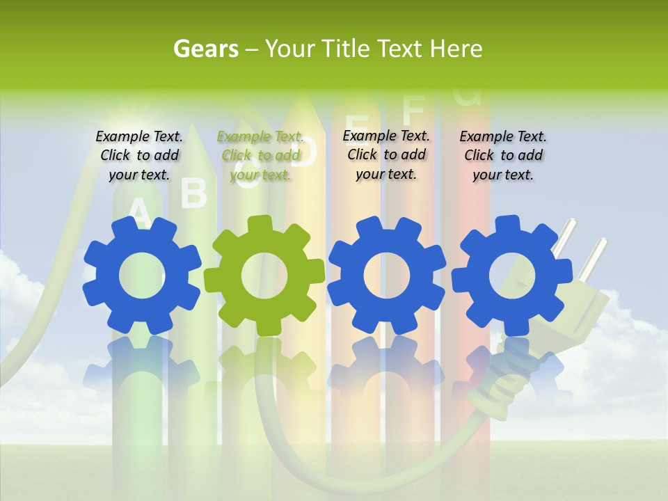 Bauen Sparen Energiekosten PowerPoint Template