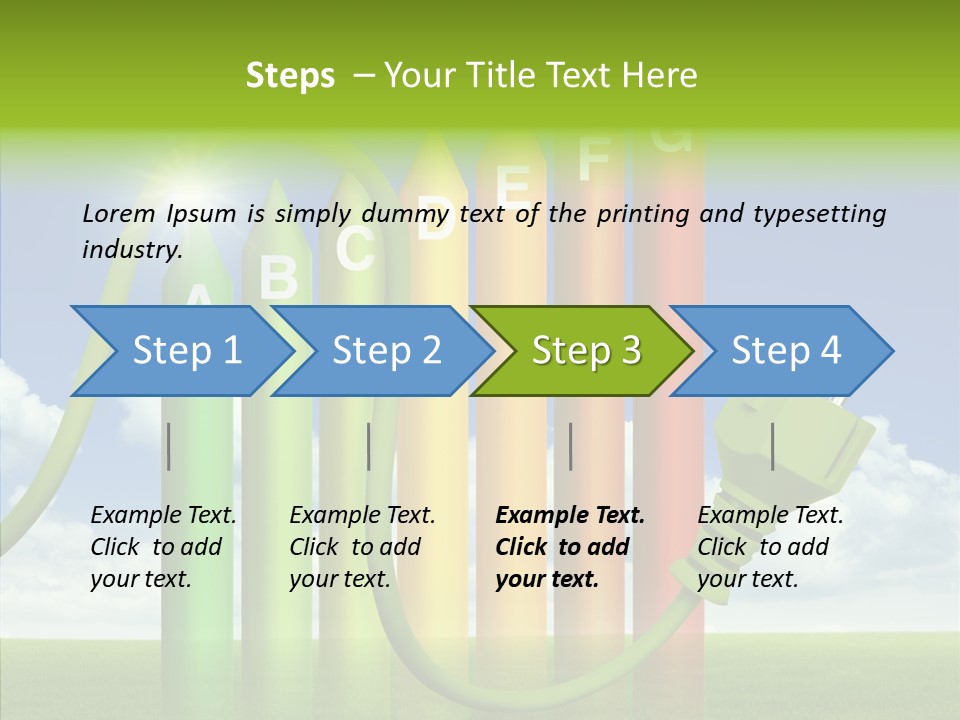Bauen Sparen Energiekosten PowerPoint Template