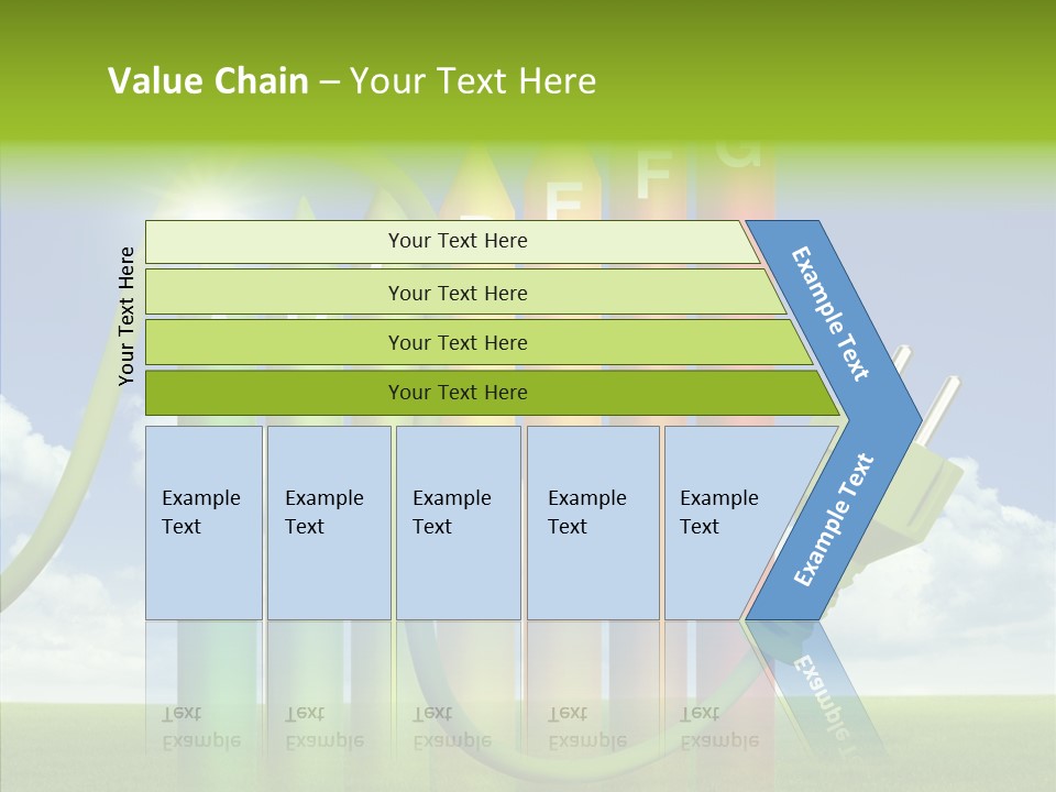 Bauen Sparen Energiekosten PowerPoint Template