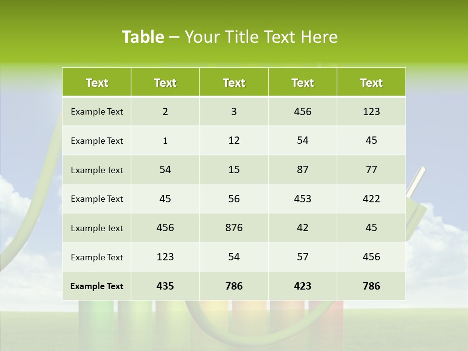 Bauen Sparen Energiekosten PowerPoint Template