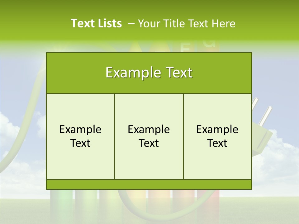 Bauen Sparen Energiekosten PowerPoint Template