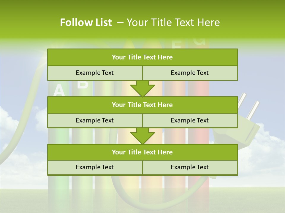 Bauen Sparen Energiekosten PowerPoint Template