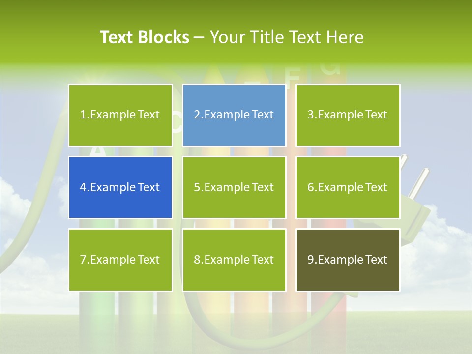 Bauen Sparen Energiekosten PowerPoint Template