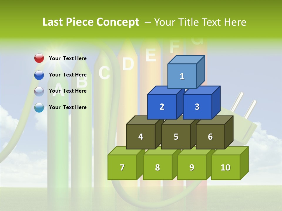 Bauen Sparen Energiekosten PowerPoint Template