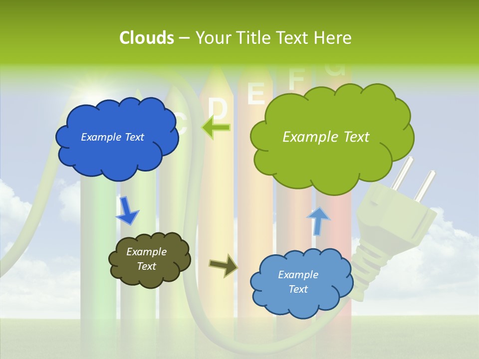 Bauen Sparen Energiekosten PowerPoint Template