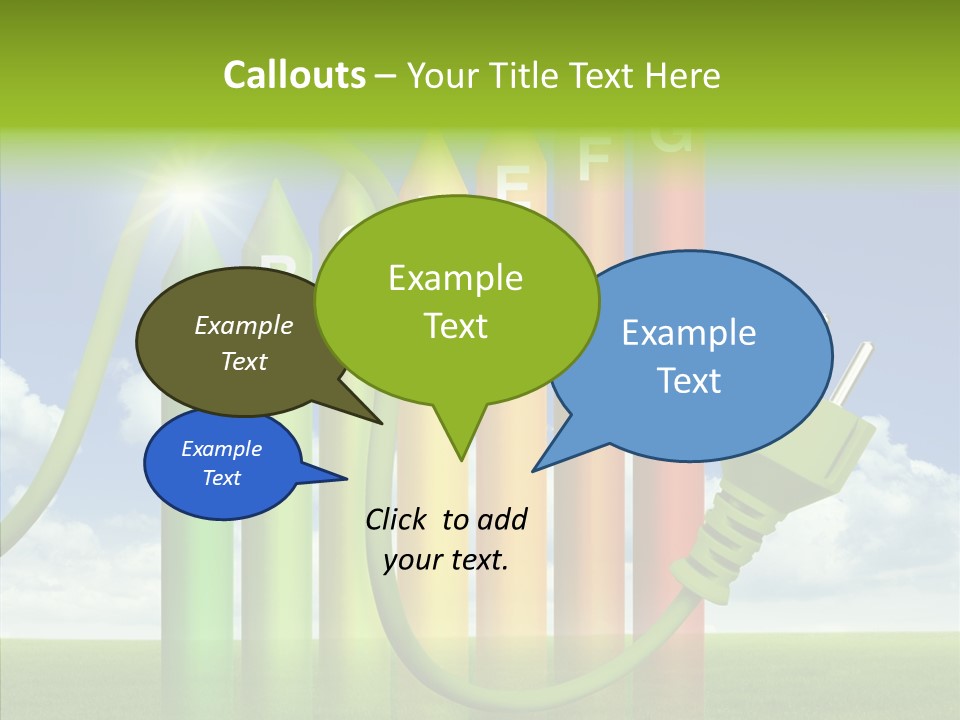 Bauen Sparen Energiekosten PowerPoint Template