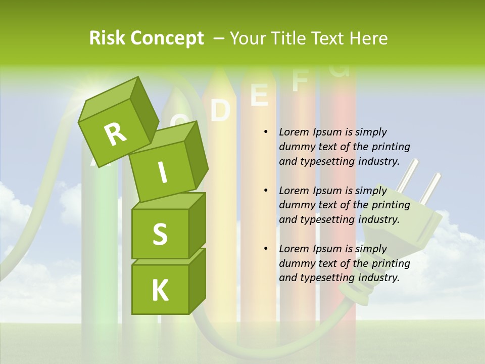 Bauen Sparen Energiekosten PowerPoint Template