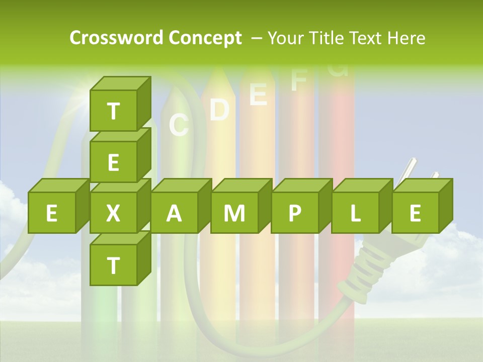 Bauen Sparen Energiekosten PowerPoint Template