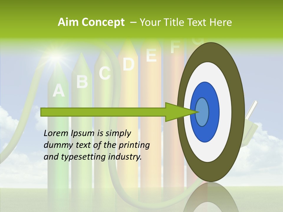 Bauen Sparen Energiekosten PowerPoint Template