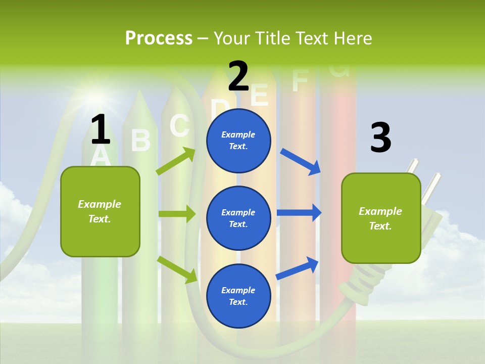 Bauen Sparen Energiekosten PowerPoint Template