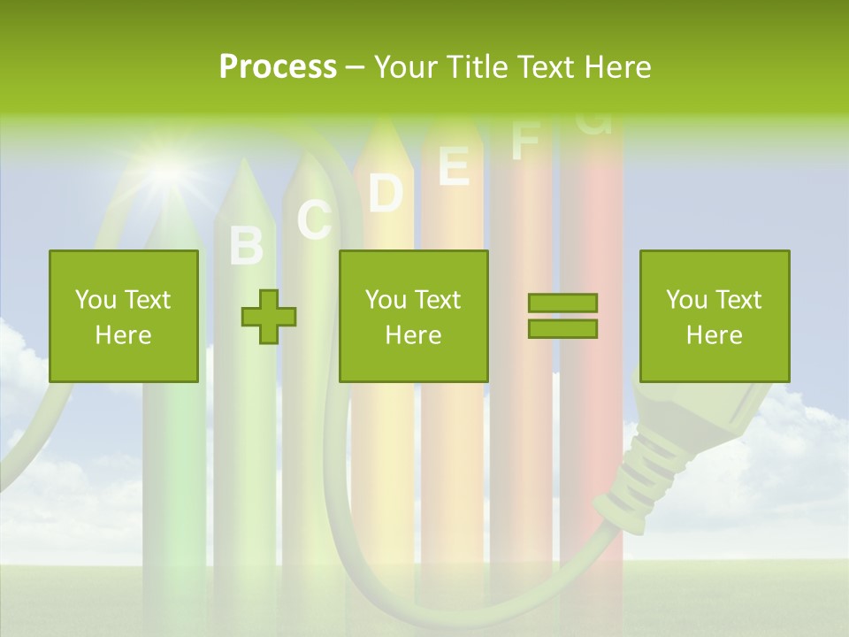 Bauen Sparen Energiekosten PowerPoint Template